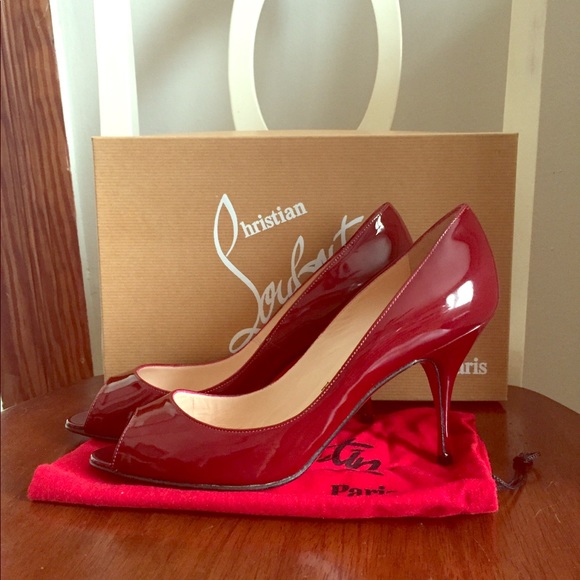 Christian Louboutin Shoes - Never Worn Christian Louboutin Peep Toe Pump 38.5